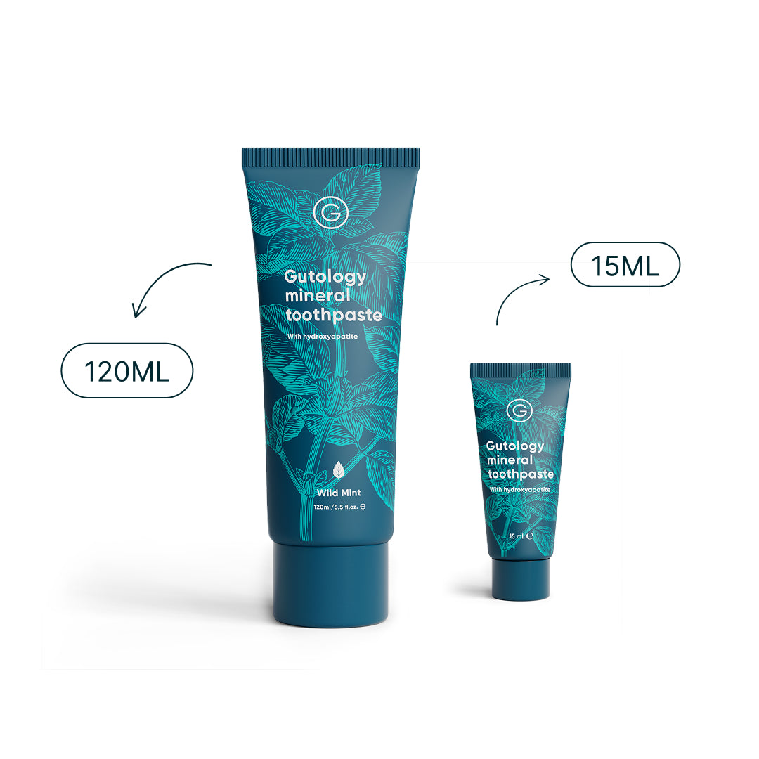 Microbiome-Friendly Hydroxyapatite Travel Toothpaste (15ml)